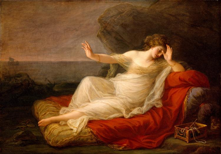 Illustration Angelica Kauffmann, 1774. Museum of Fine Arts, Houston