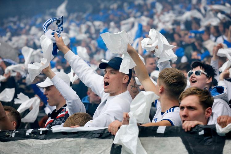 5. maj 2019 sikrede FC København sig det seneste mesterskab i Superligaen. Foto: Jens Dresling/Ritzau Scanpix