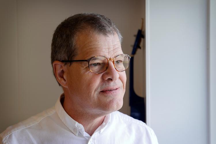 Faglig direktør Kåre Mølbak, Statens Serum Institut. Fotograferet på sit kontor.   Foto: Jens Dresling/POLFOTO