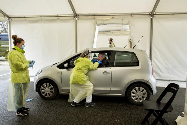 I Statens Serum Instituts opgørelser over nye indlagte er der fredag for tredje dag i træk anført én nyindlæggelse. Foto: Jacob Ehrbahn (arkiv)/POLFOTO