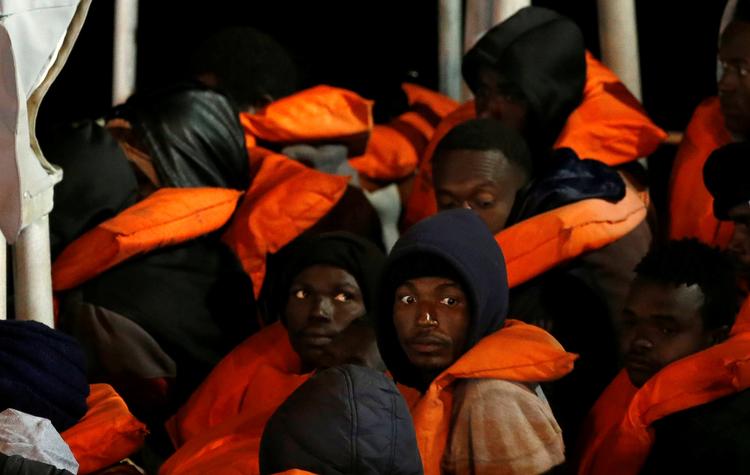 Efter coronavirussens udbrud er den europæiske lyst til at modtage <AS>migranterne svundet yderligere ind. Her ankommer migranter til Malta i april.   Foto: Darrin Zammit Lupi/Ritzau Scanpix
