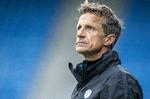 Troels Bech begyndte i går sit nye job som cheftræner i Esbjerg med en 4-2 sejr over Randers.  Foto: John Randeris/Ritzau Scanpix