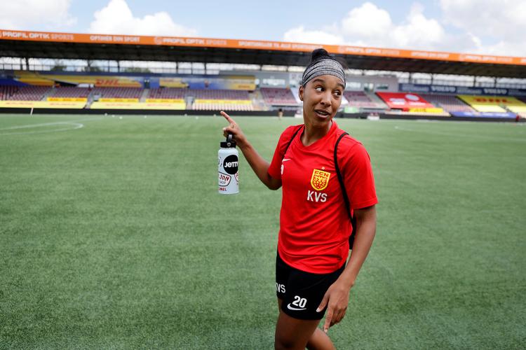  Brianne Reed has been living in a hotelroom close to the club for almost one and a half year. Now she will move to Copenhagens hip Vesterbro-neighbourhood.  Foto: Jens Dresling/POLFOTO