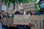 15.000 people marched through the streets of Copenhagen on Sunday June 7th in support of the Black Lives Matter movement.  Foto: Miriam Dalsgaard/POLFOTO