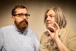 Rasmus Bruun (tv.), der er tidligere vært på 'Den korte radioavis', arbejder nu på et nyt DR-satireprogram, der vil trykteste krænkelseskulturen.  Arkivfoto Jens Hartmann Schmidt