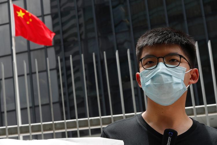    Hongkongs mest kendte demokratiforkæmper, Joshua Wong, mener, at udtalelsen fra den kinesiske ambassade i Danmark afslører Kinas reellle hensigter i Hongkong. Foto: Tyrone Siu/Ritzau Scanpix