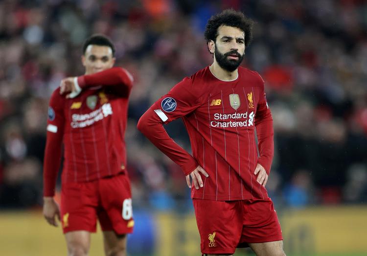  Liverpool og Mohamed Salah er snublende tæt på det første mesterskab i 30 år.  Foto: Carl Recine/Ritzau Scanpix