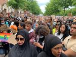 En person, der deltog i Black Lives Matter demonstrationen 7. juni i København, er smittet med coronavirus. Test skal vise, om andre deltagere også er smittede. Foto: Miriam Dalsgaard