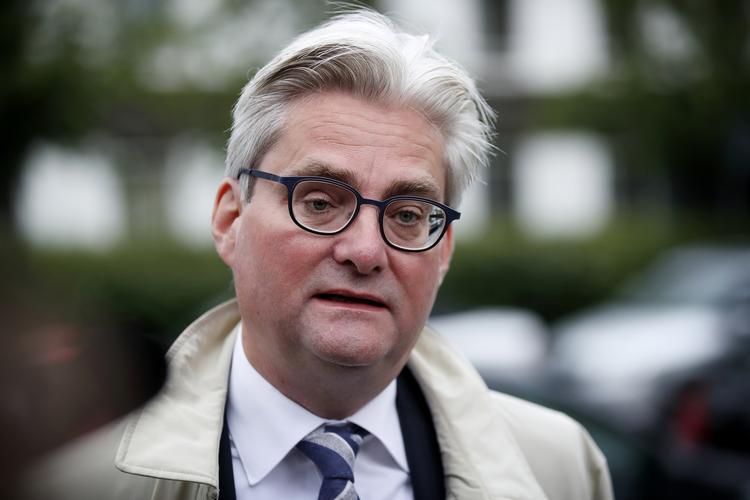 Søren Pind afhøres fredag morgen i  Instrukskommisionen ved Retten på Frederiksberg. Den tidligere justitsminister giver sin version af sagen om adskillelsen af asylansøgerpar. Foto: Jens Dresling/POLFOTO