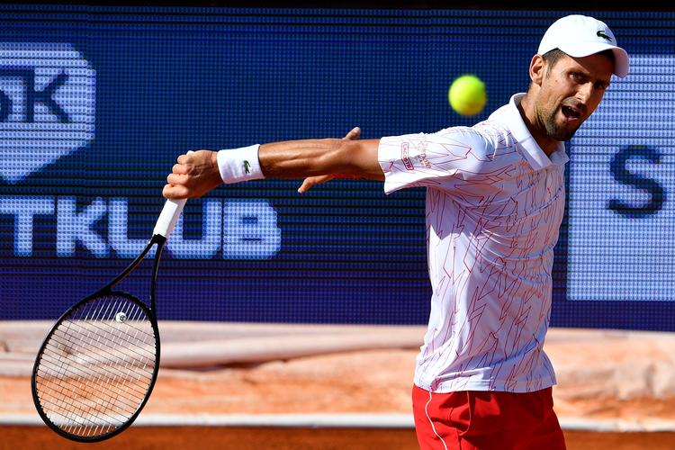 Novak Djokovic har tidligere udtalt sig klart imod gennemførelse af US Open, men nu bløder han lidt op på sine formuleringer. Foto: Andrej Isakovic/Ritzau Scanpix