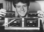 Her ses en båndoptager. Det er en Technics double cassette deck fra 1983. Arkivfoto Morten Langkilde