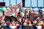 Fans fra FC Midtjylland kom med homofobiske tilråb mod dommerne i søndagens kamp mod AGF - tilskuerne på dette billede er ikke nødvendigvis involveret i sagen.  Foto: Jens Nørgaard Larsen/Ritzau Scanpix