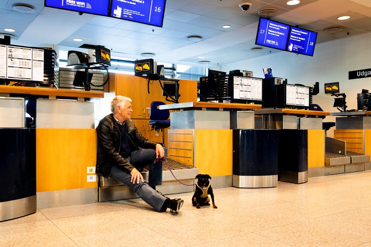 . Trods flere lempelser er der endnu ikke meget gang i flytrafikken.  Foto: Finn Frandsen/POLFOTO