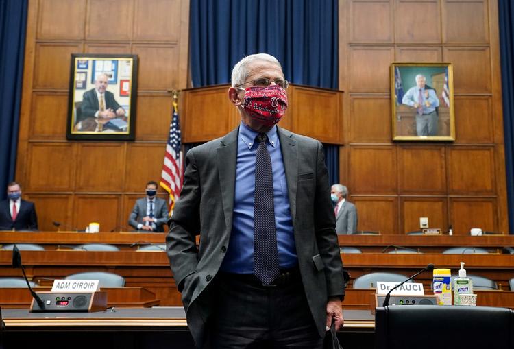 Anthony Fauci er bekymret over smittespredningen i USA. Foto: Pool/Ritzau Scanpix
