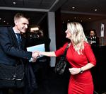 Dansk Folkeparti og Nye Borgerlige ligger side om side i ny måling. Her mødes Kristian Thulesen Dahl (DF) og Pernille Vermund (NB) til politisk debat i Aabenraa i marts sidste år. Foto: Ernst van Norde