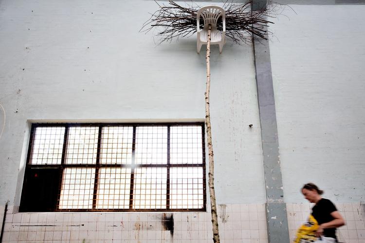  Kunstmessen Chart Art Fair jholder normalt til på Charlottenborg, men på grund af coronaepidemien skulle messen i år foregår på en række mindre gallerier. De skulle kun vise værker af kvindelige kunstnere, og den ide kan koste Chart den kommunale støtte.  Foto: Martin Lehmann/POLFOTO