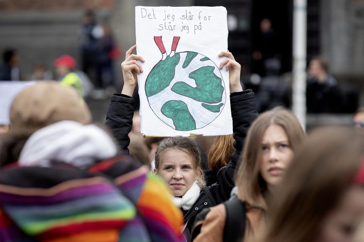 København i september sidste år, der var præget af mange klimademonstrationer. Foto: Peter Hove Olesen/POLFOTO