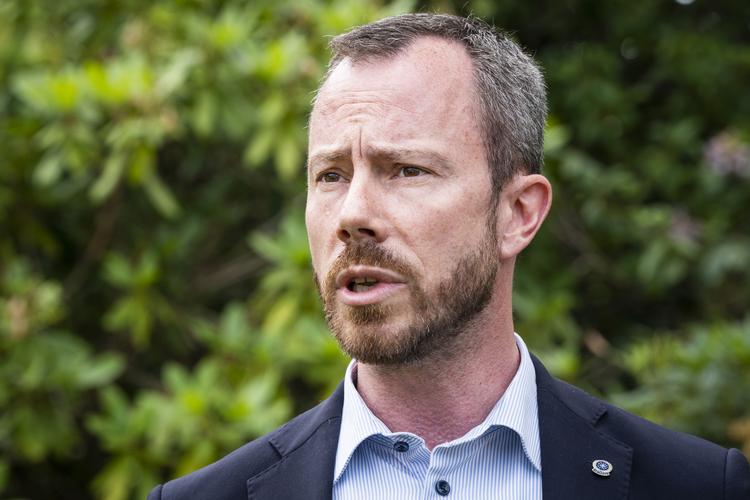Venstres formand Jakob Ellemann-Jensen skal have ny rådgiver. Hans nuværende, Jesper Kraft fratræder sin stilling.  Foto: Ida Marie Odgaard/Ritzau Scanpix