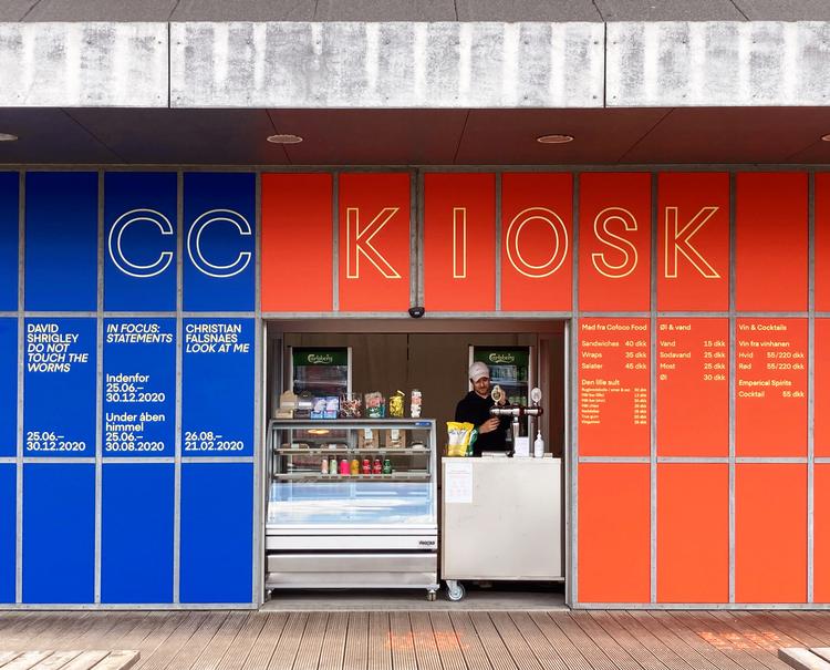 Den nye café ved kunsthallen Copenhagen Contemporary på Refshaleøen. Foto: PR