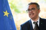 WHO's generaldirektør, Tedros Adhanom Ghebreyesus, minder om, at pandemien langt fra er ovre, bare fordi flere lande nu oplever mindre smitte. Foto: Fabrice COFFRINI/AFP Foto: Fabrice Coffrini/Ritzau Scanpix