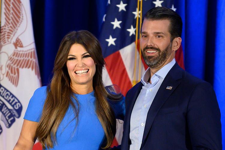 Kimberly Guilfoyle spiller en aktiv rolle i Trump-kampagnen, men den kommende tid må hun og Donald Trump Jr. holde sig hjemme. Foto: Jim Watson/Ritzau Scanpix