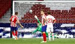 I andet forsøg scorede Alvaro Morata fra straffesparkspletten. Foto: Juan Medina/Ritzau Scanpix