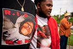 Black Lives Matter demonstrationer har været Seattle de seneste uger. Her demontreres imod drabet på den 19-årige Horace Lorenzo Anderseon. Han blev skudt 2. juli. Foto: David Ryder/Ritzau Scanpix