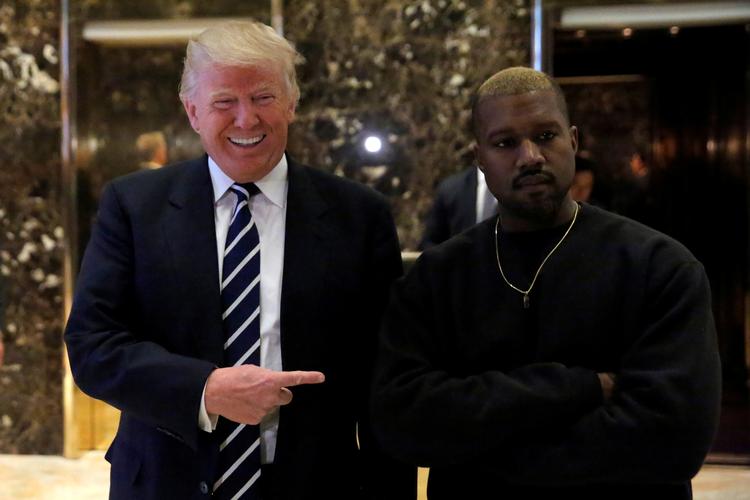 Donald Trump og Kanye West har mødt hinanden flere gange, bl.a. her i Trump Tower på Manhattan i 2016.   Foto: Andrew Kelly/Ritzau Scanpix
