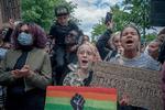 Ca. 15.000 mennesker deltog tidligere på sommeren i den antiracistiske demonstration i København, som var arrangeret af Black Lives Matter Denmark.  Foto: Miriam Dalsgaard/POLFOTO
