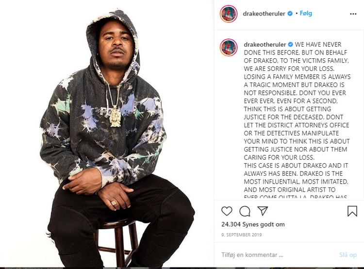 Kan man anklages for mord på baggrund af musikvideoer og raptekster? Det kunne den amerikanske rapper Drakeo the Ruler. Lige nu kæmper han med nye sange og Instagram-opslag for at blive renset – fra sin isolation i fængslet.  