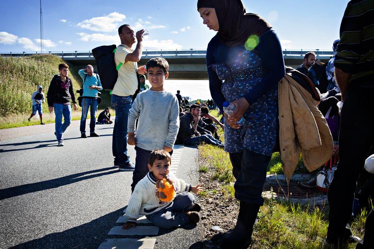  Mange syrerer kom til Danmark i forbindelse med  flygtningestrømmen i 2015 . Er de afvist, skal mange af dem hjem igen, mener regeringen. Foto: Martin Lehmann/POLFOTO