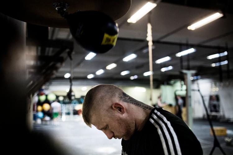 Da Politiken mødte bokseren Patrick Nielsen i 2014, sagde han: »Livet byder på op- og nedture, og nu skal jeg rejse mig og vise karakterstyrke«. Foto: Line Ørnes Søndergaard/POLFOTO