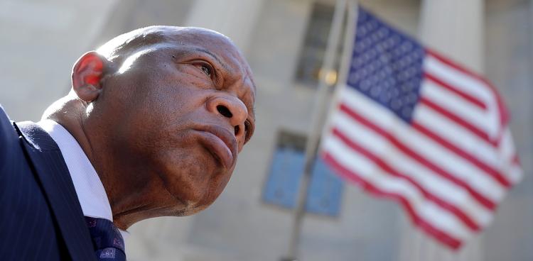 Det demokratiske kongresmedlem John Lewis døde i nat af kræft, 80 år gammel.  Foto: Chip Somodevilla/Ritzau Scanpix
