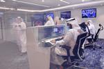 Mars-missionen bliver fulgt fra kontrolcentret i Dubai. Foto: Giuseppe Cacace/Ritzau Scanpix
