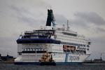 'Pearl Seaways' , som tidligere hed 'Pearl of Scandinavia', sejler sammen med 'Crown Seaways' på ruten København-Frederikshavn-Oslo. Foto: Peter Hove Olesen/POLFOTO