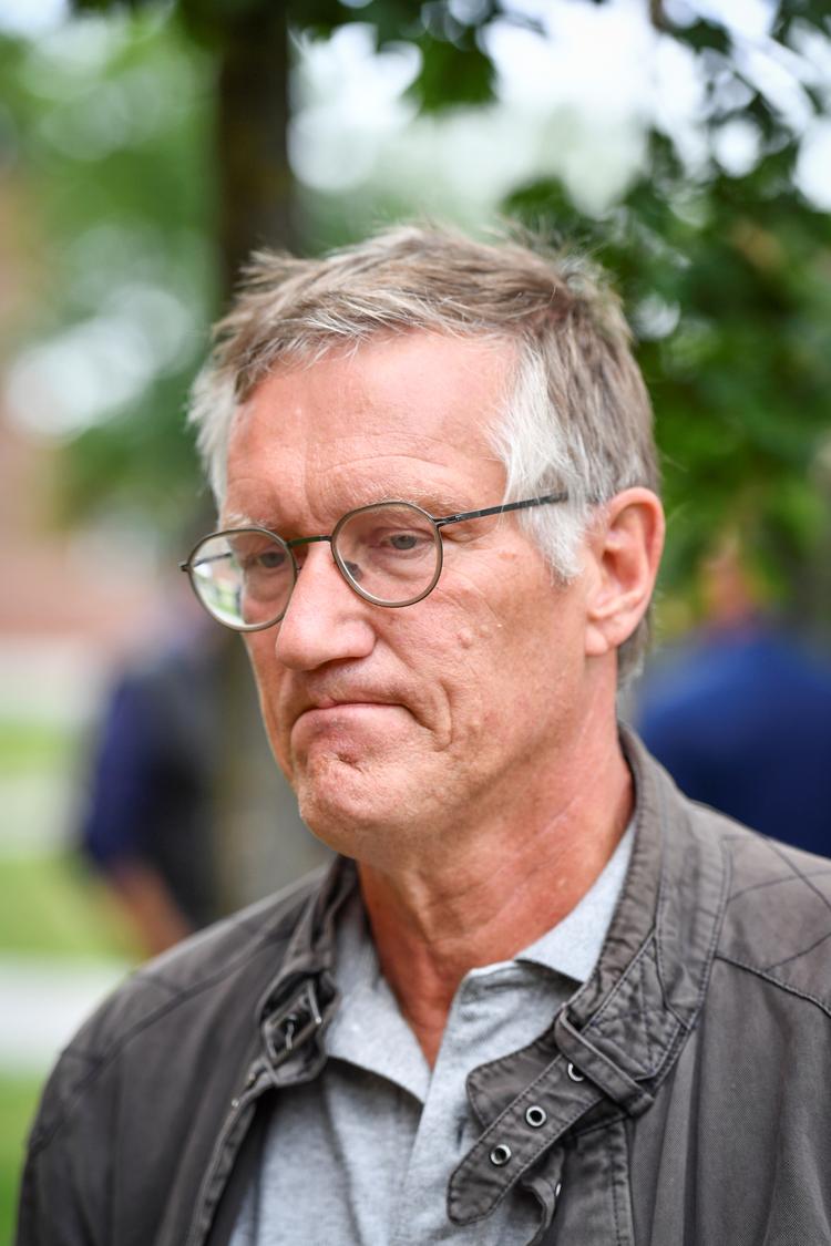 Anders Tegnell, statsepidemiolog, må notere sig, at dødstallet i Sverige bliver ved med at stige. Foto: Tt News Agency/Ritzau Scanpix