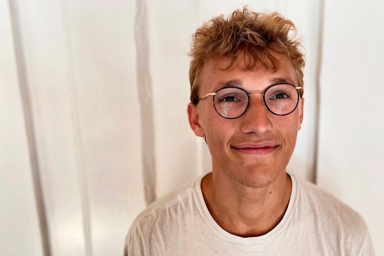 Rasmus Andersen har søgt ind på psykologi, jura og økonomi. Alle tre på Københavns Universitet. Han er ikke klar til at tage væk fra København. Foto: Privatfoto