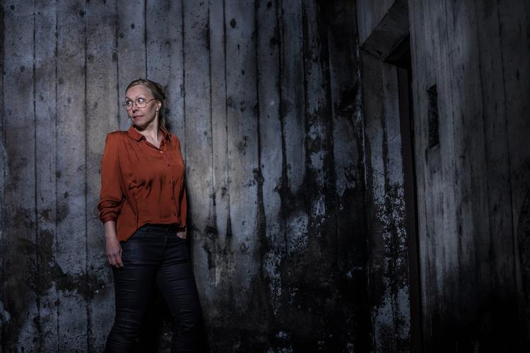 Pernille Boelskov er bannerfører for bornholmerkrimien, som hun i denne seneste udgivelse har forfinet betragteligt. Foto Martin Thaulow/Mette Munch 