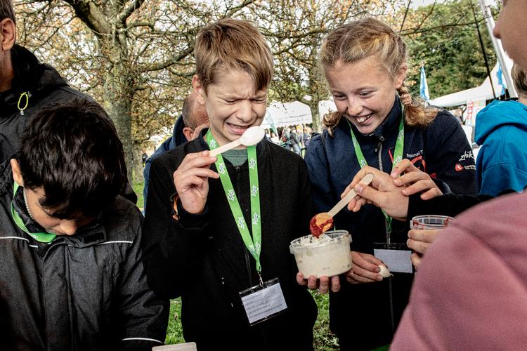 Måske er dit barn ikke kræsen - måske er det bare mæt? (arkivfoto fra Aarhus Food Festival). Foto: Casper Dalhoff/Casper Dalhoff