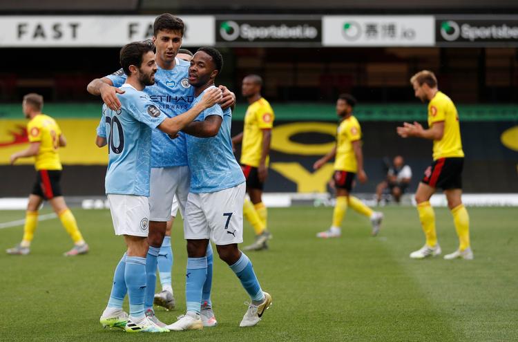 I sidste uge nedsatte sportsdomstolen CAS Manchester Citys straf, der egentlig lød på to års udelukkelse fra de europæiske klubturneringer og en bøde på 30 millioner euro, til 10 millioner euro.  Foto: Adrian Dennis/Ritzau Scanpix