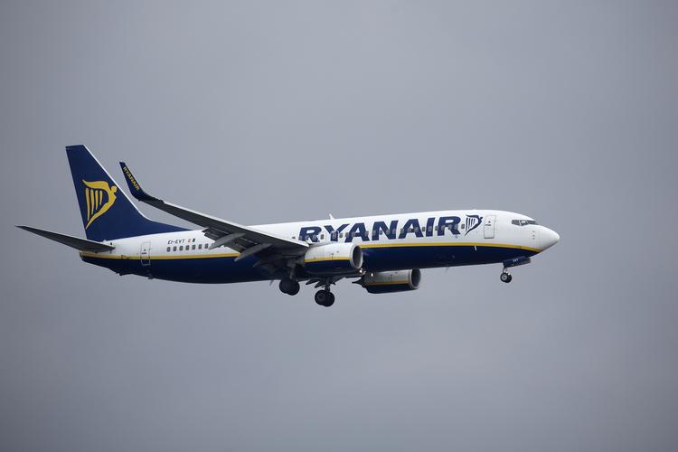 Fra april til juni har Ryanair fløjet med kun 500.000 passagerer. Det har givet færre indtægter og underskud. Foto: Thomas Borberg/POLFOTO