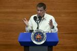 Den filippinske præsident, Rodrigo Duterte, holdt mandag sin årlige tale, hvor han bl.a. kaldte nedlukning under coronakrisen for en af de længste og strengeste i verden. Foto: Handout/Ritzau Scanpix