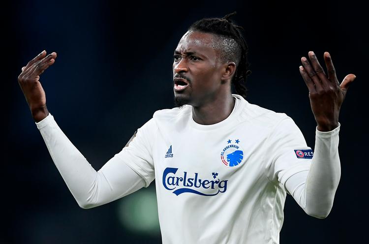 FCK og Dame N'Doye tabte det første opgør i TYrkiet 0-1.  Foto: Lars Poulsen/POLFOTO