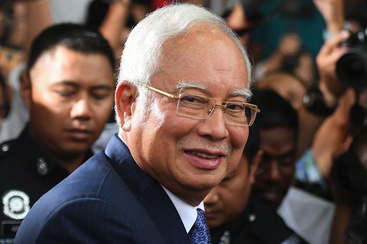 Den tidligere malaysiske premierminister Najib Razak er blevet fundet skyldig i alle anklager i korruptionssagen mod ham. Han har meddelt, at han vil anke en dom mod ham Foto: Mohd Rasfan/Ritzau Scanpix