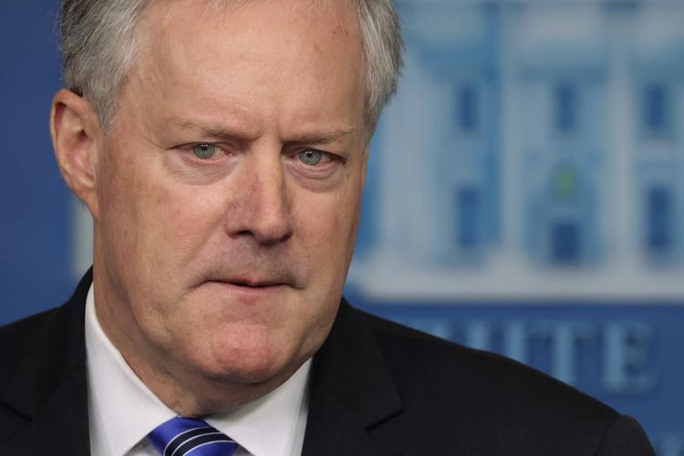 Stabschef i Det Hvide Hus Mark Meadows slog søndag fast, at præsident Donald Trump ikke ønsker at få præsidentvalget 3. november udskudt, som et tweet i sidste uge ellers lod ane. Foto: Alex Wong/Ritzau Scanpix