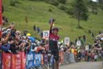 Jublen hos Egan Bernal var ikke til at tage fejl af, da han krydsede målstregen som vinder af kongeetapen i Route d'Occitanie. Foto: Route d'Occitanie. 