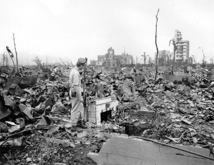   6. august kastede maerikanerne den første atombombe. Den dræbte 140.000 mennesker i byen Hiroshima Foto: Stanley Troutman/Ritzau Scanpix