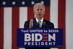 Joe Biden kommer ikke til at deltage i Demokraternes partikonvent i Milwauke, hvor han formelt skal kåres til sit partis præsidentkandidat. Det skyldes risikoen for smitte med covid-19. Foto: Brendan Smialowski/Ritzau Scanpix