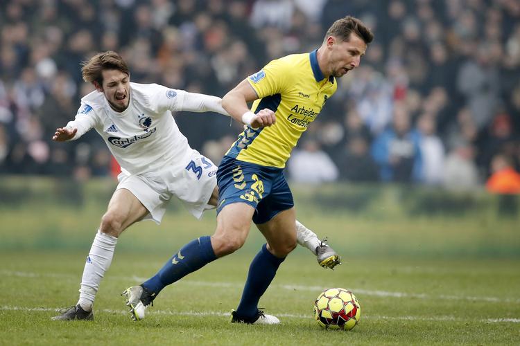 Kamil Wilczek bliver blandt andet holdkammerat med Rasmus Falk i FCK. Foto: Jens Dresling/POLFOTO