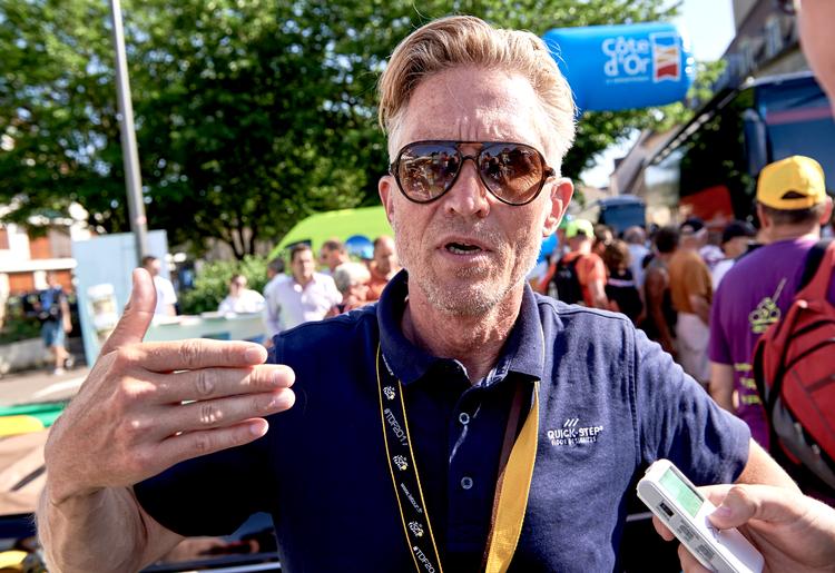 Du skal ikke forvente at blive holdt i hånden undervejs. Brian Holm taler om cykelløb, ligesom han kørte cykelløb. Uden nåde, mener anmelderen. Foto: Claus Bonnerup/POLFOTO